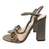 GUCCI Marmont 105 sandal heels in taupe, size 37