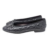 Chanel quilted ballet flats in black, size 37