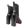 Christian Louboutin Glory 100 lug sole chelsea boot in black, size 40