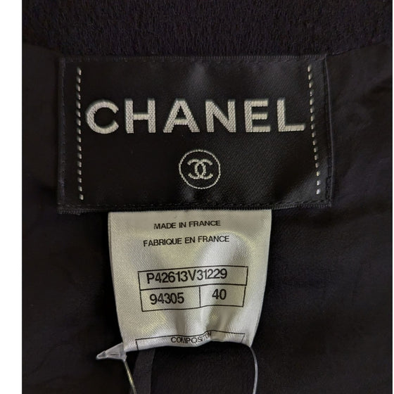 Chanel Cruise 2012 jacket in black, size FR40