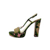 Prada x Holliday & Brown 2003 Tulip Platform Heel in Green, size 40