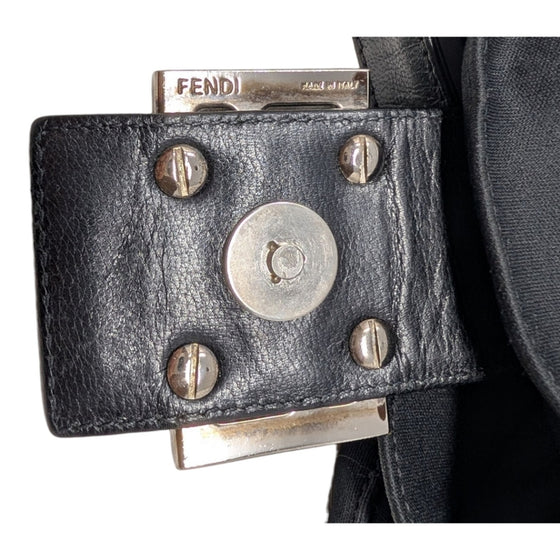 Vintage Fendi Mama Forever Baguette in Black