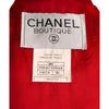 Vintage 1996 Chanel Cashmere Jacket in Red, size FR36