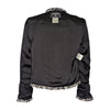 Vintage Chanel 2003 Fantasy Tweed Jacket in black, size FR40