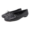 Vintage Chanel Cambon ballet flats in quilted black, size 40