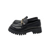 Gucci Horsebit Chunky Loafer in Black, size 38