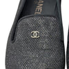Chanel Loafer in Black Metallic, size 38