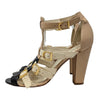 Chanel Gladiator Sandals in Beige, size 38.5