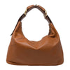 Gucci Vintage Horsebit Leather Shoulder Bag in Brown