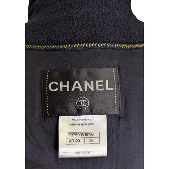 Chanel Cruise 2010 Jacket in Navy, size FR 38