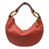 Gucci Vintage Bamboo Ring Bag in Orange