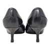 Vintage Chanel kitten heel pump in brown, size 38.5