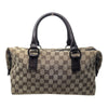 Gucci GG monogram boston bag in tan and brown