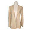 Chanel 1999 wool blazer jacket in cream, size FR38