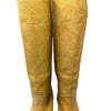 Rare Vintage 90's Frye Campus boot in banana yellow, size 9