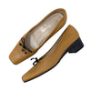 Vintage Chanel  Square Toe Ballet Pump in Beige, size 9