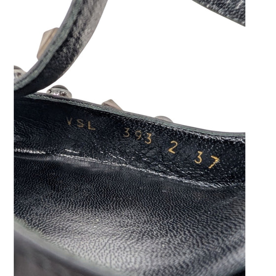 Valentino Rolling Rockstud 100mm Pump in Black, size 37