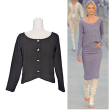  Chanel Cruise 2012 jacket in black, size FR40