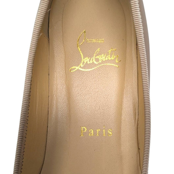 Christian Louboutin Solasofia ballet flats in nude, size 38.5