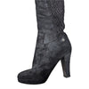 Chanel Thigh-high Platform Boots in Black, size 38.5