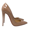 Christian Louboutin So Kate 120 patent pumps in nude, size 38