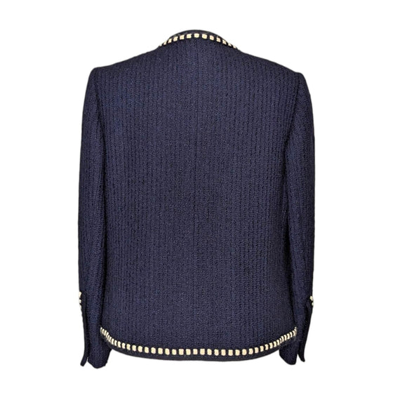 Vintage Chanel Jacket in Navy, size FR 44