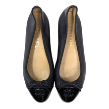  Chanel ballet flats in black, size 37.5