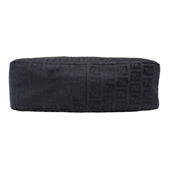 Vintage Fendi Double Flap Baguette in Black