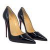 Christian Louboutin So Kate 120 in black patent, size 38.5