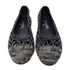 Chanel Ballet Flats in Black Tweed Metallic, size 39.5