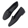 Chanel Loafer in Black Metallic, size 38