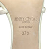 Jimmy Choo Ria 65 strappy heel in ivory, size 37.5