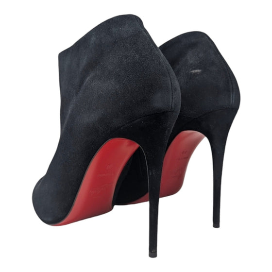 Christian Louboutin Bellissima 100 ankle boot in black suede, size 40