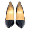 Christian Louboutin So Kate 120 in black patent, size 38.5