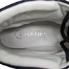 2022 CHANEL combat boots in navy black, size 37