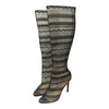 Christian Louboutin Paola 100 lace boot in black, 36.5